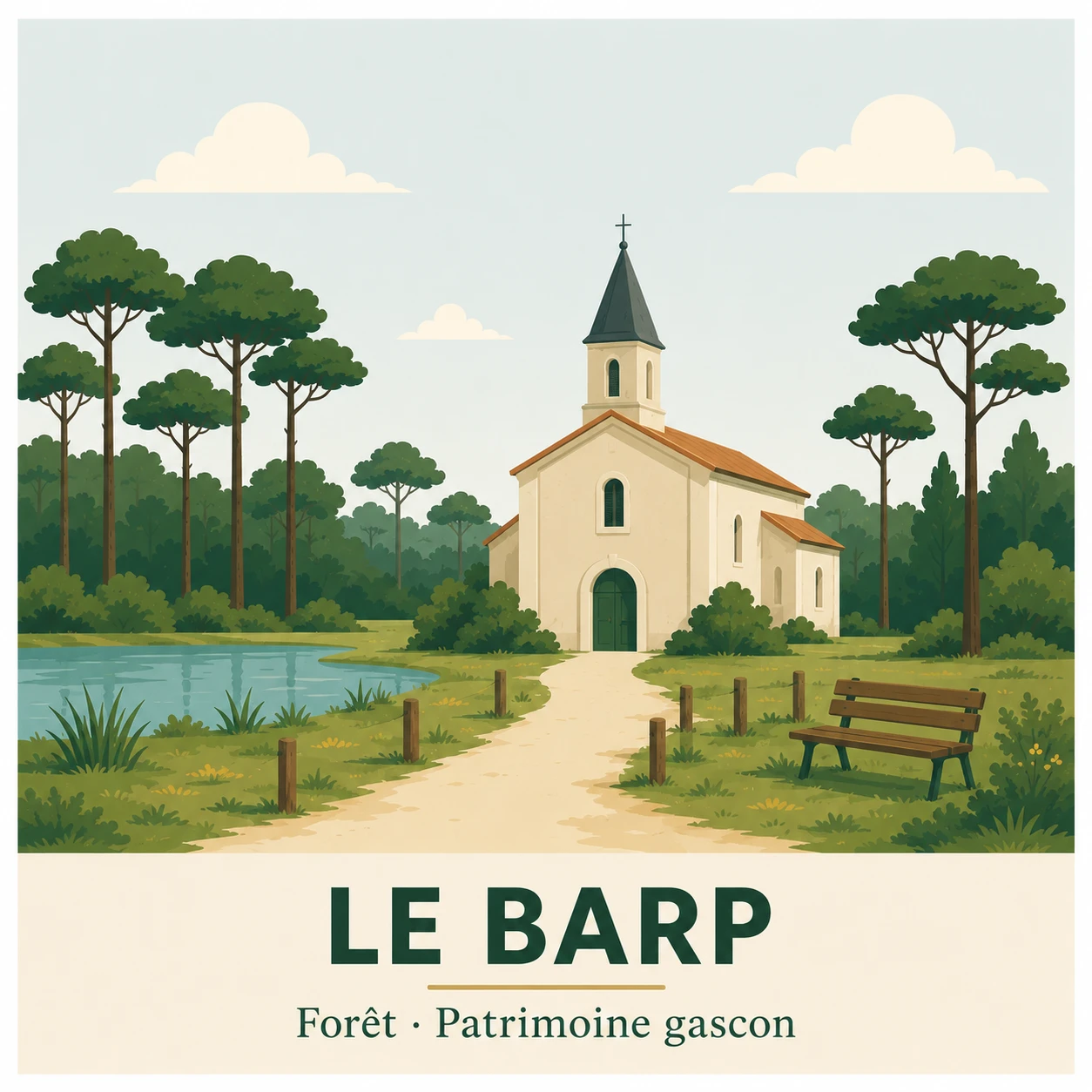 🏙️ 20. Le Barp – Entre forêt et traditions gasconnes